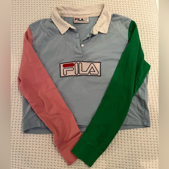 FILA - Block colour collared body long sleeve - Small - Picture 2 of 7